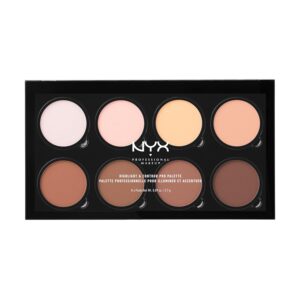 NYX PROFESSIONAL MAKEUP Highlight & Contour Pro Palette<br>  NYX لوحة هايلايت وكونتور بروفيشنال ميك أب